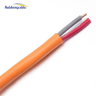 Cable d'alarme à 2 cœurs en cuivre nu en PVC revêtu d'une veste de 1,05 mm