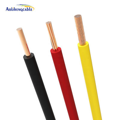 Cable à noyau unique de 2,5 mm durable utilisé dans le logement Couleur personnalisée